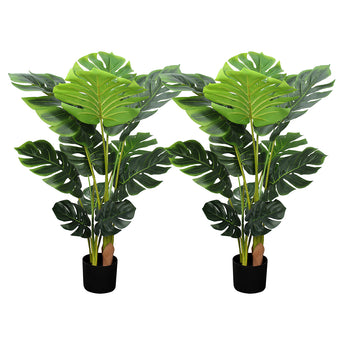 3.6ft Artificial Monstera Tree（2PCS）