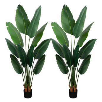 5ft Bird of Paradise artificial banana tree （2PCS）