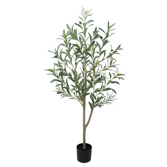 4ft Faux Olive Tree In Pot