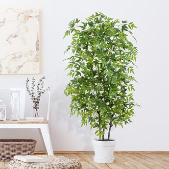 5ft Artificial Bamboo Silk Tree