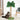 Cat Scratching Post Cat Tree for Indoor monstera plants 39.4 inch