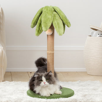 Cat Scratching Post Cat Tree for Indoor areca palm 30.7 inch