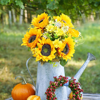 15" Artificial Sunflower Bouquet