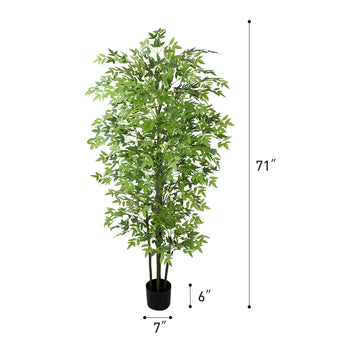 6ft Artificial bamboo tree Nandina domestica Tree